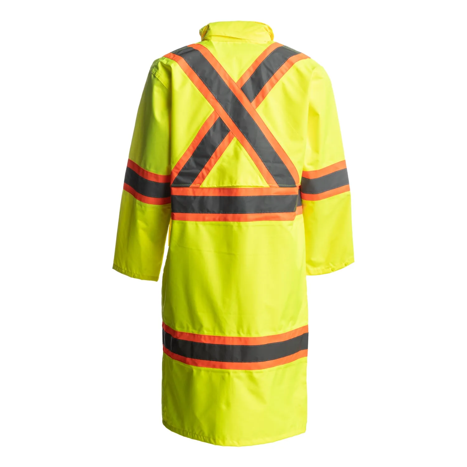 The Rock Waterproof Long Hi-Vis Coat - R5631 Limited Sizing