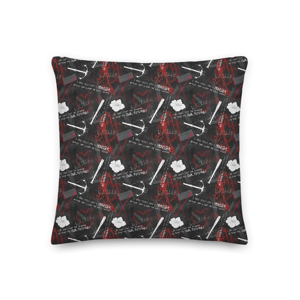 The Walking Dead Survival Throw Pillow