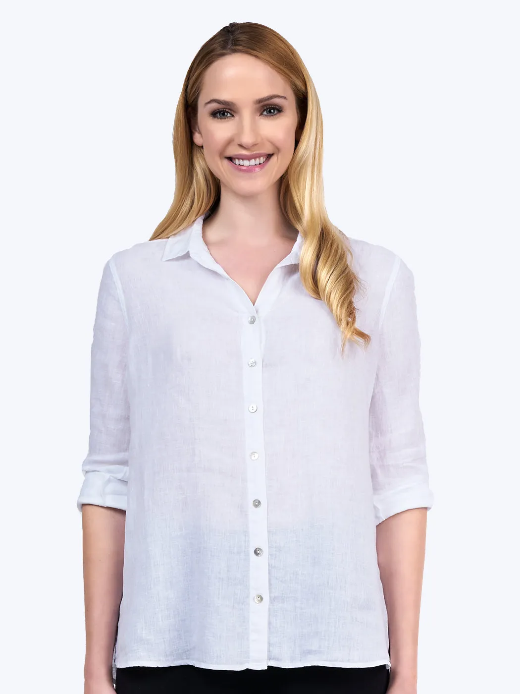 Tianello "Dena" Hanky Linen "Loving" Blouse