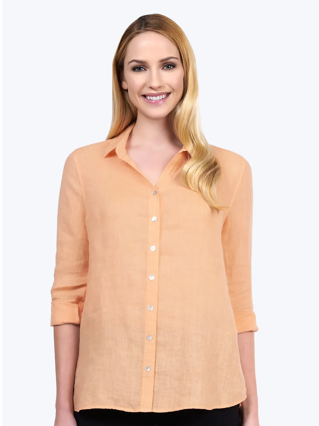 Tianello "Dena" Hanky Linen "Loving" Blouse