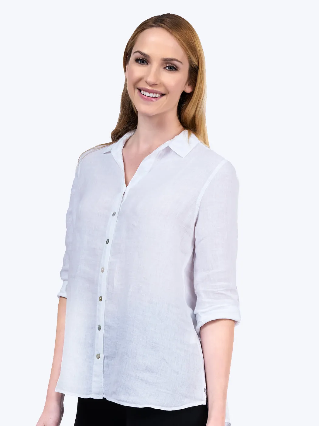 Tianello "Dena" Hanky Linen "Loving" Blouse