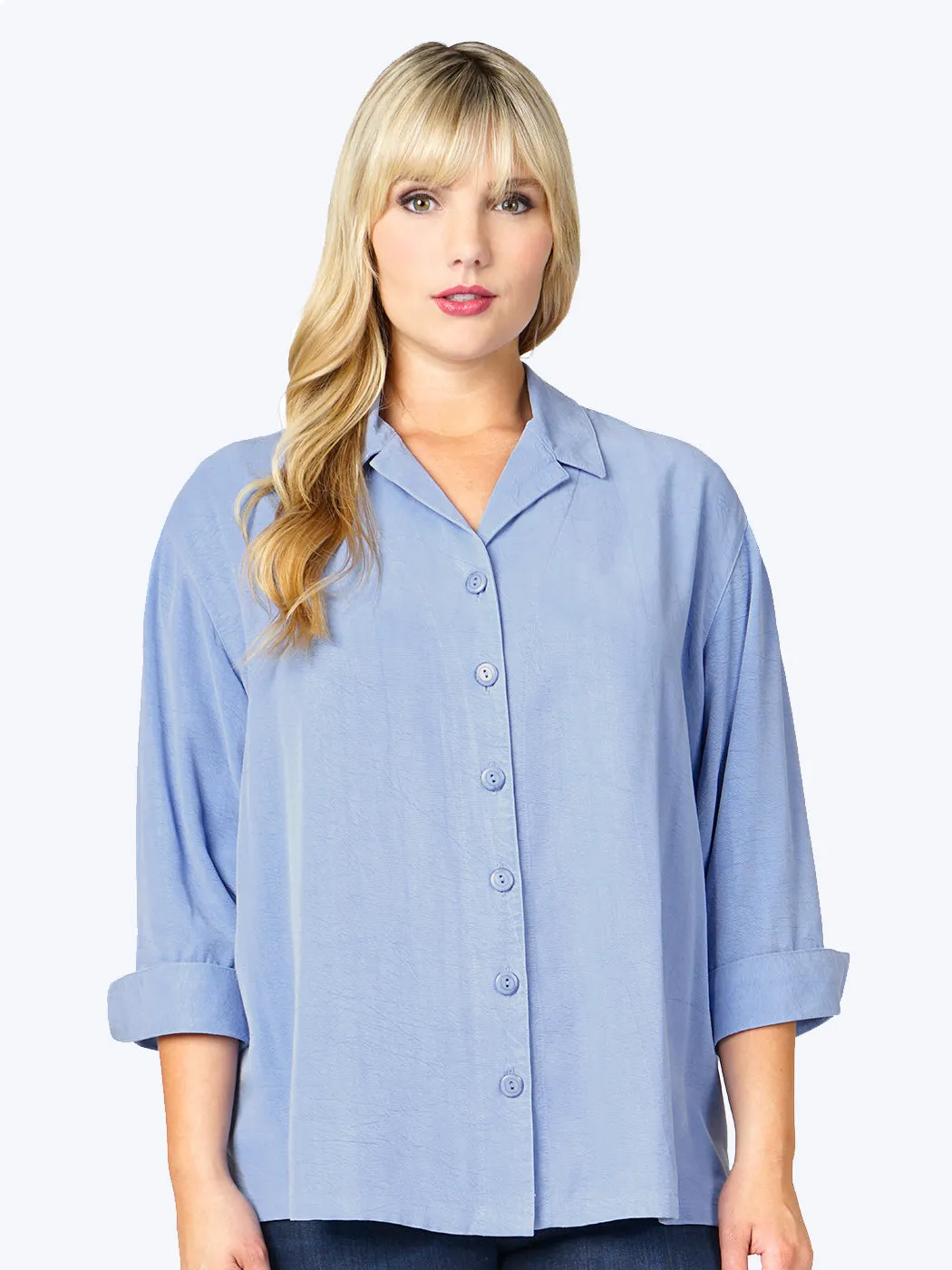 Tianello TENCEL™ Plus Sized  "Aida" Blouse