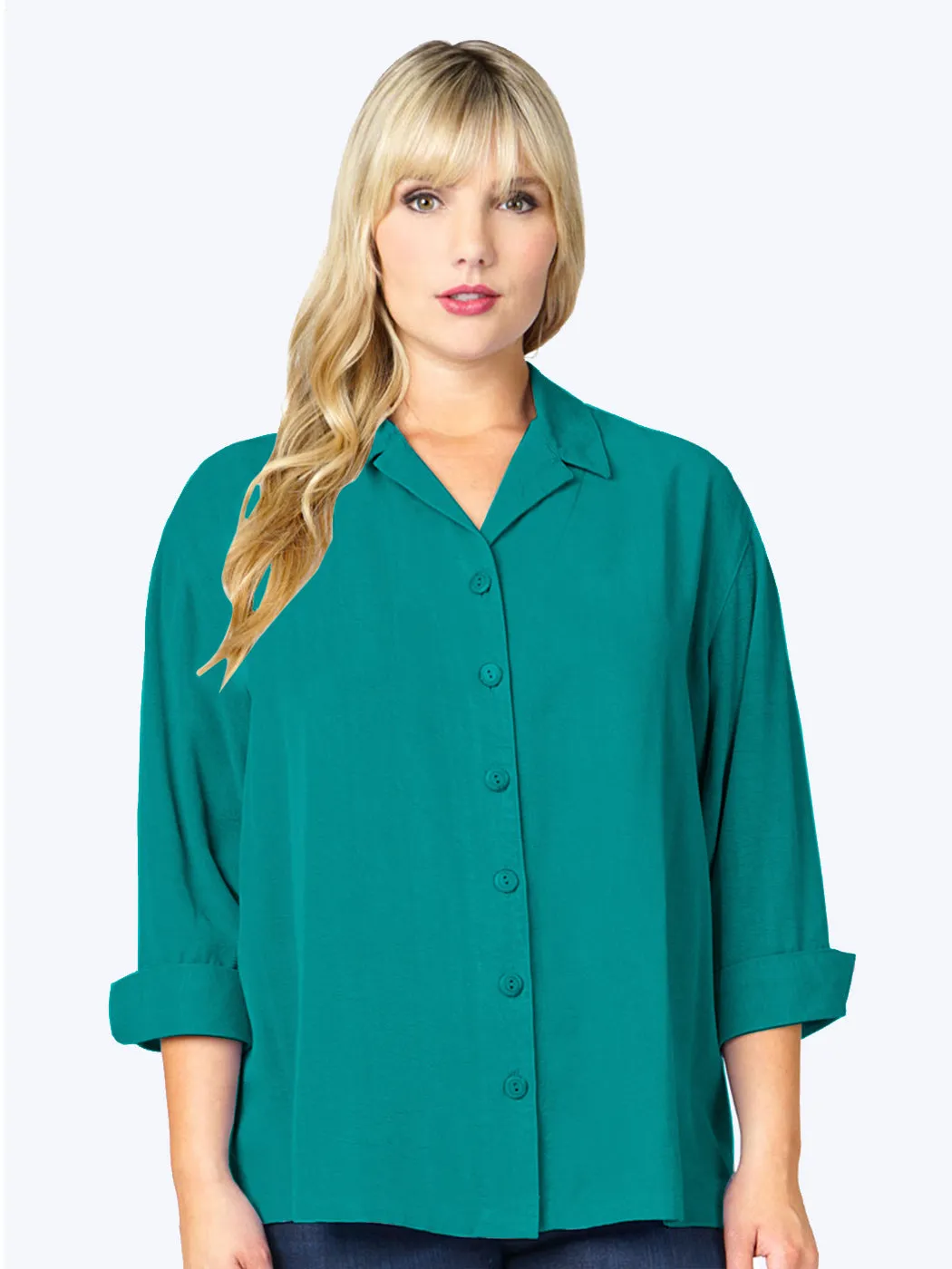 Tianello TENCEL™ Plus Sized  "Aida" Blouse