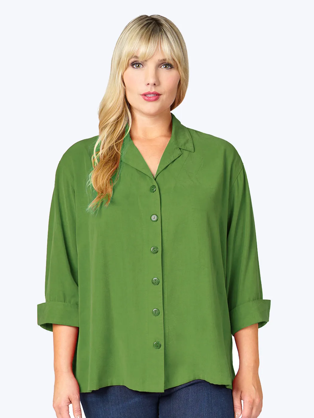 Tianello TENCEL™ Plus Sized  "Aida" Blouse