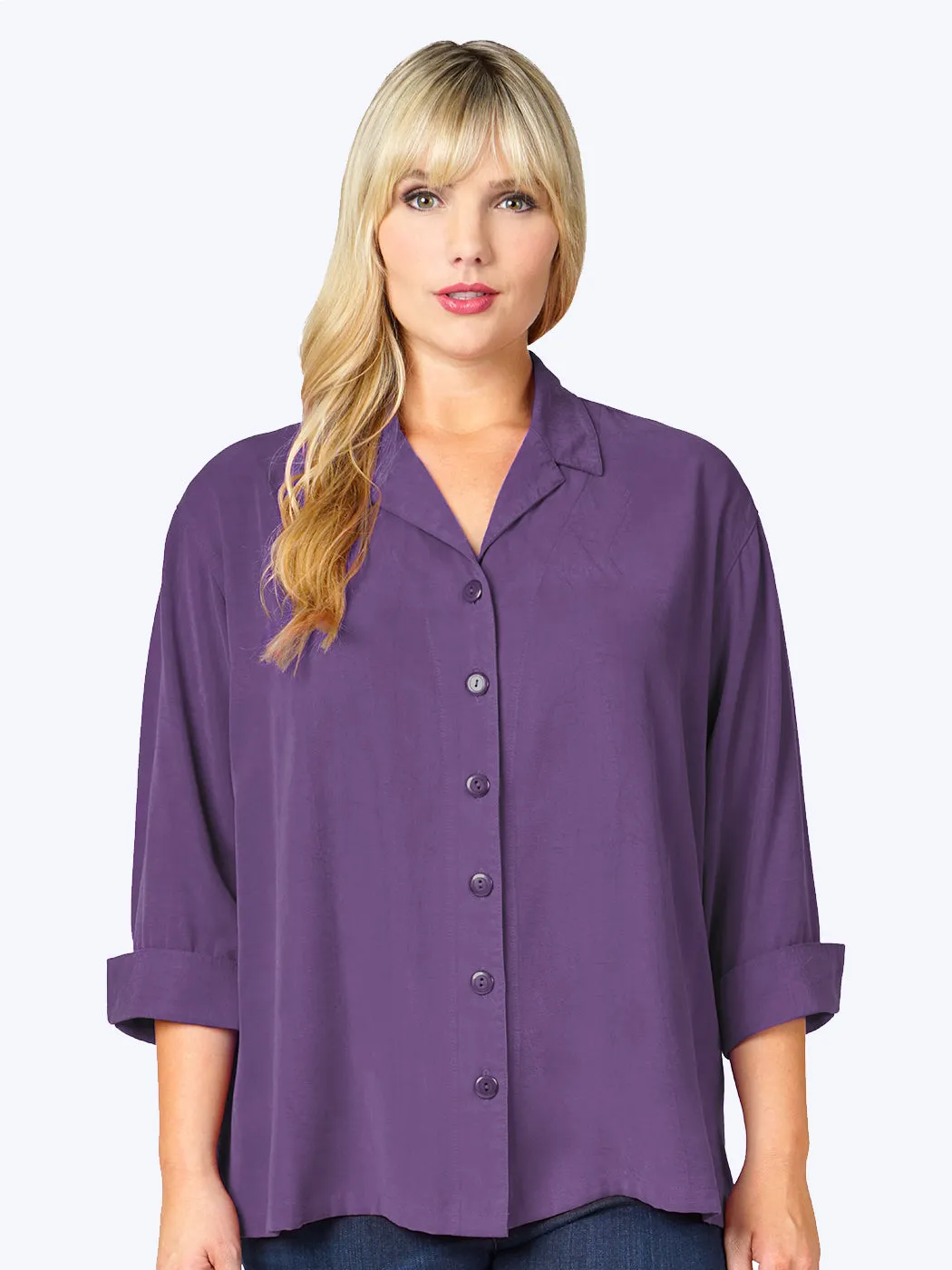 Tianello TENCEL™ Plus Sized  "Aida" Blouse