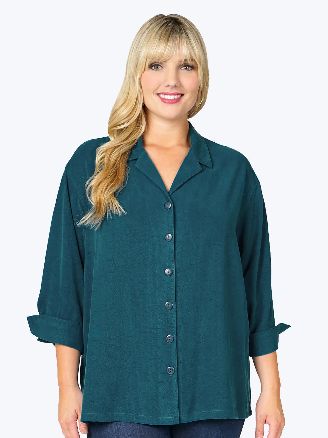 Tianello TENCEL™ Plus Sized  "Aida" Blouse