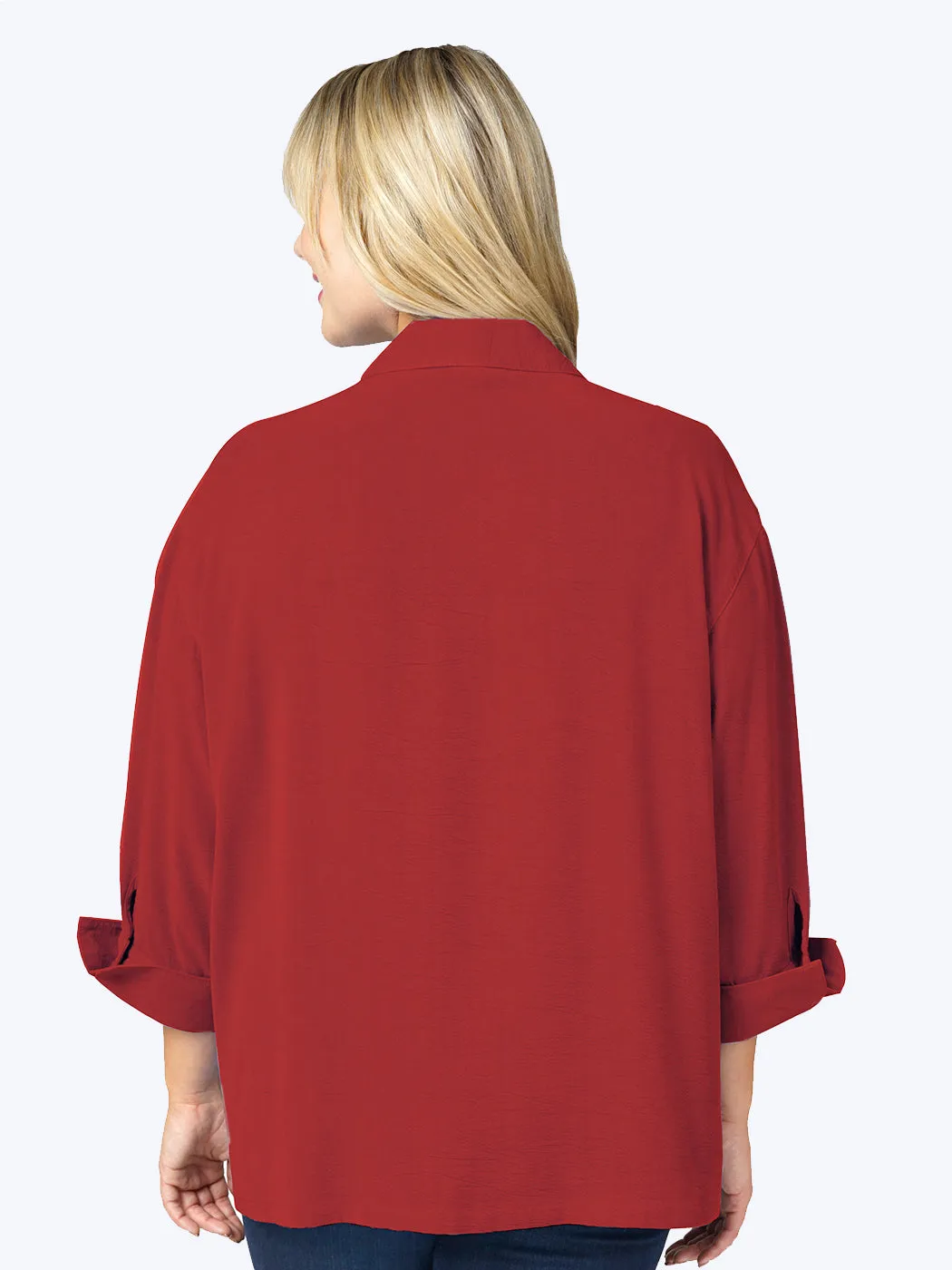 Tianello TENCEL™ Plus Sized  "Aida" Blouse