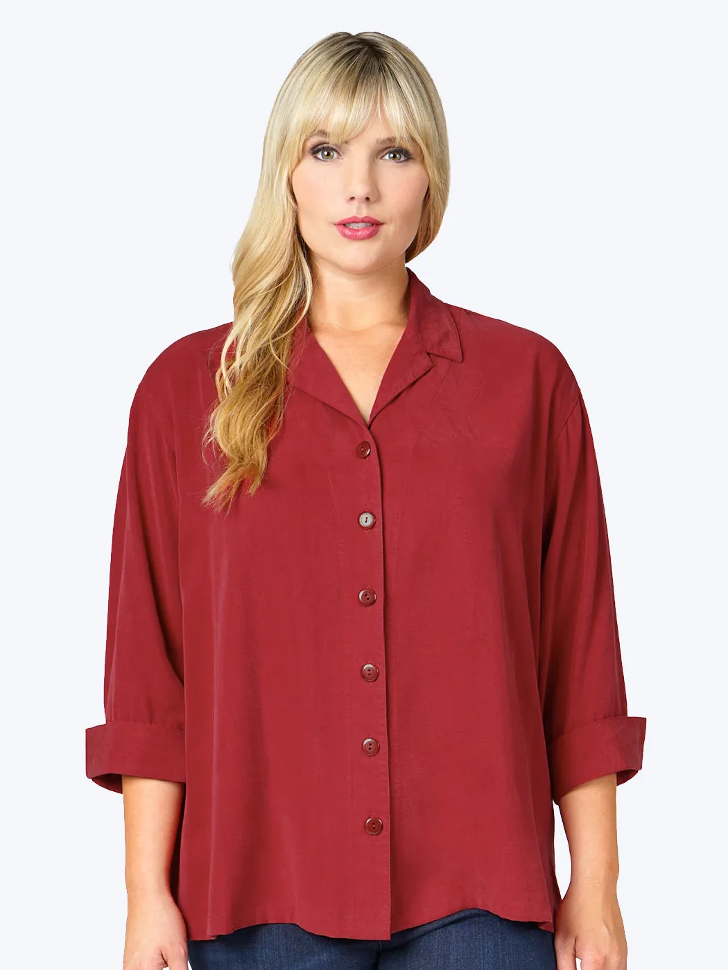 Tianello TENCEL™ Plus Sized  "Aida" Blouse