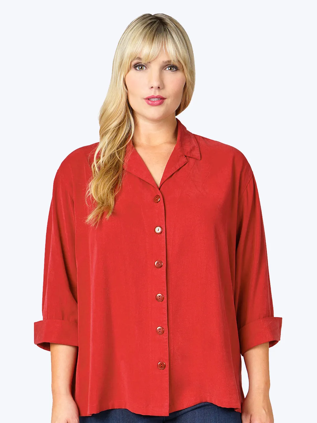 Tianello TENCEL™ Plus Sized  "Aida" Blouse