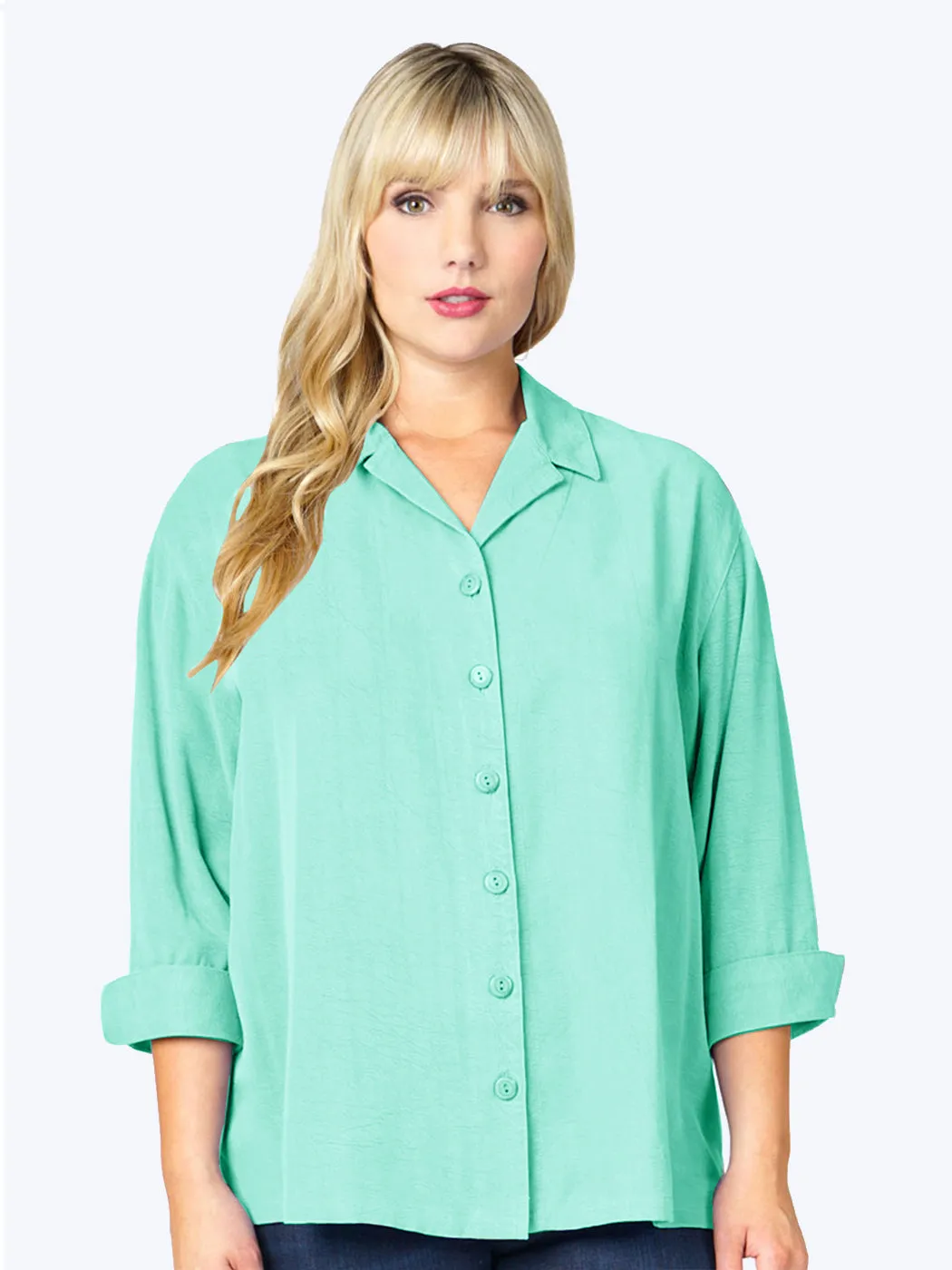 Tianello TENCEL™ Plus Sized  "Aida" Blouse