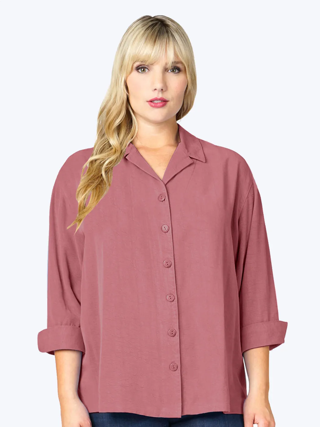 Tianello TENCEL™ Plus Sized  "Aida" Blouse