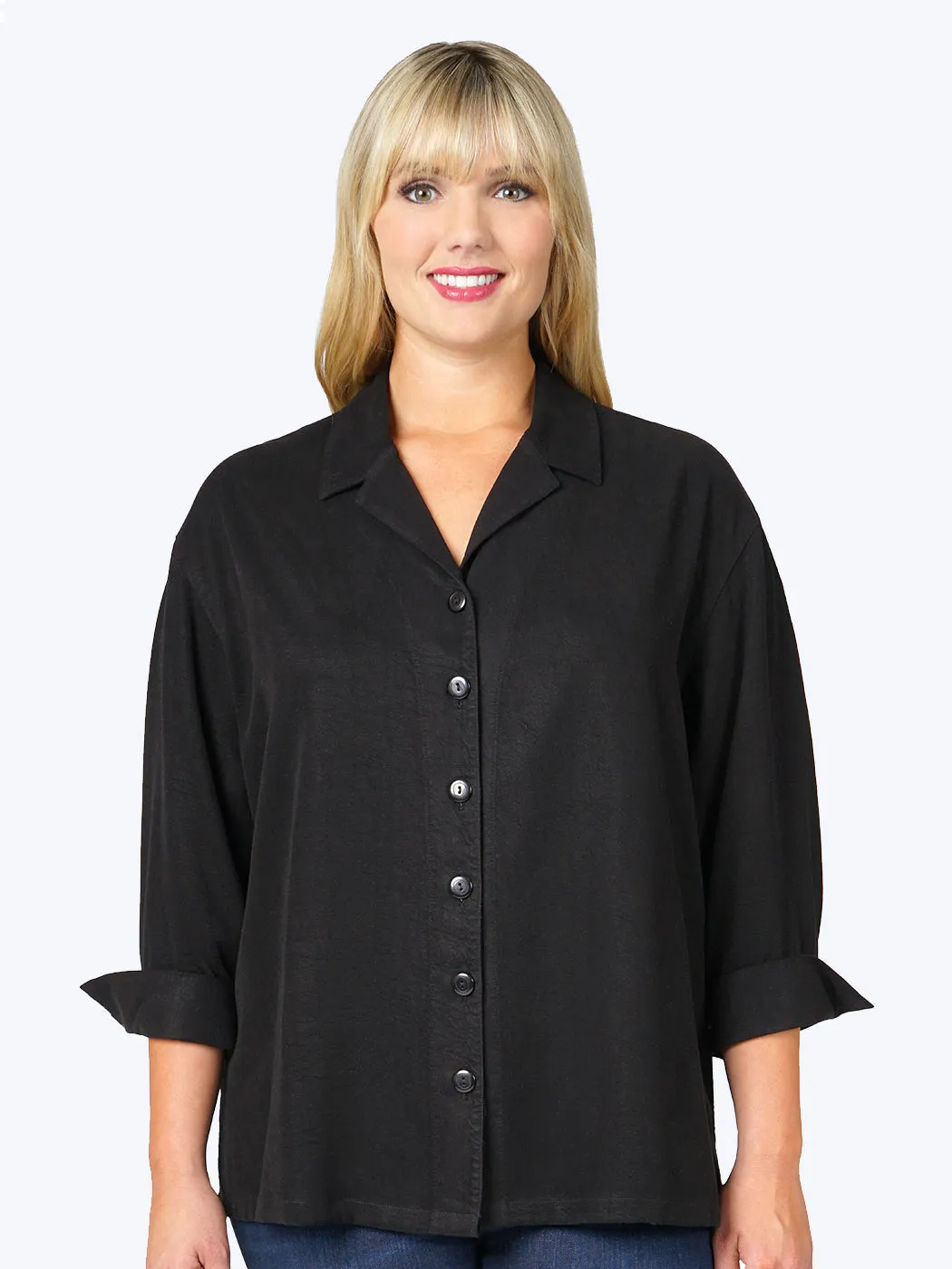 Tianello TENCEL™ Plus Sized  "Aida" Blouse