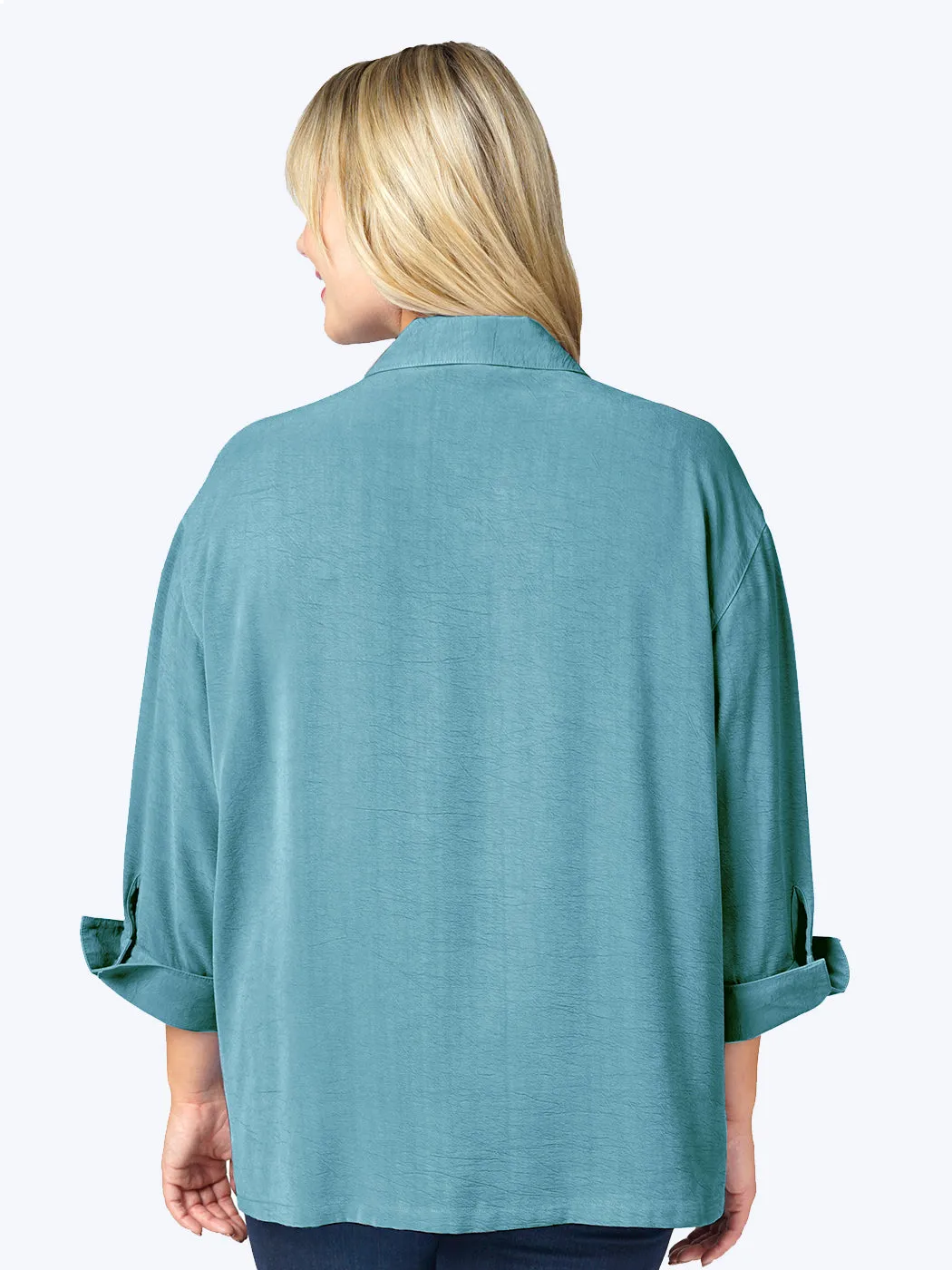 Tianello TENCEL™ Plus Sized  "Aida" Blouse