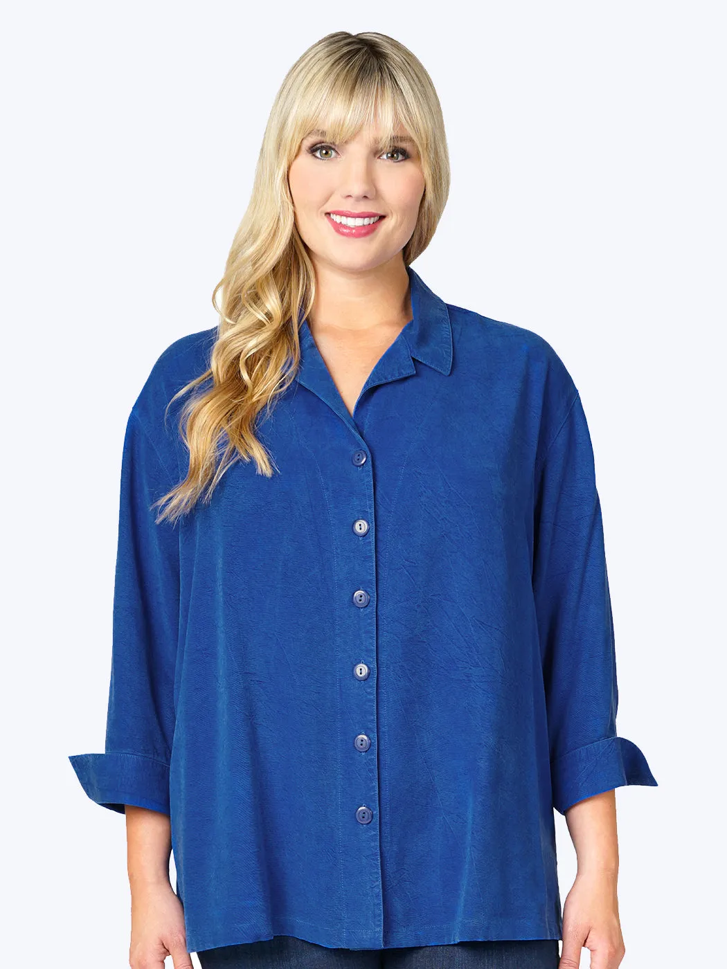 Tianello TENCEL™ Plus Sized  "Aida" Blouse