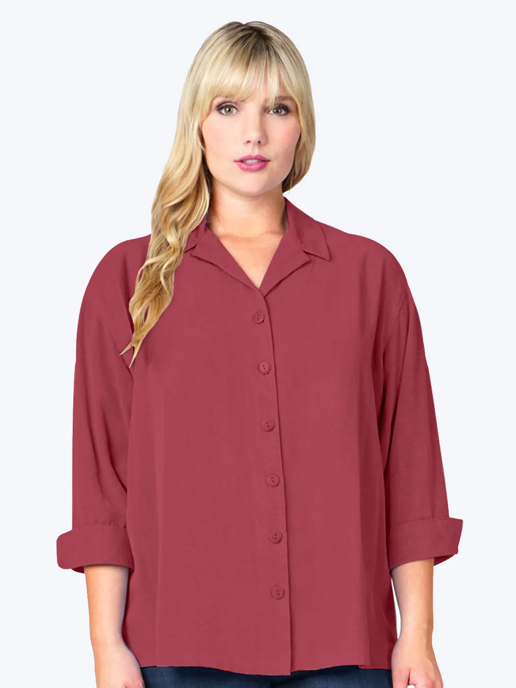 Tianello TENCEL™ Plus Sized  "Aida" Blouse