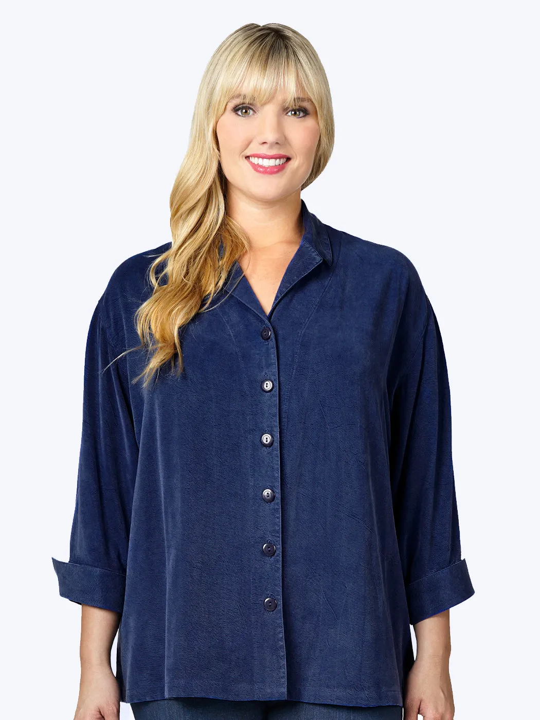 Tianello TENCEL™ Plus Sized  "Aida" Blouse