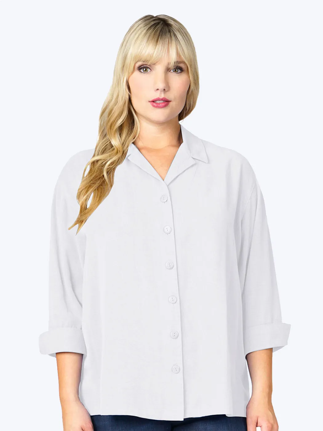 Tianello TENCEL™ Plus Sized  "Aida" Blouse