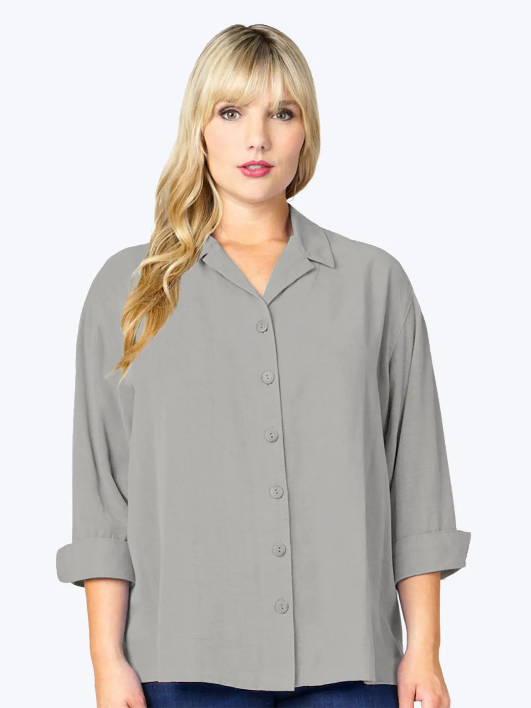 Tianello TENCEL™ Plus Sized  "Aida" Blouse