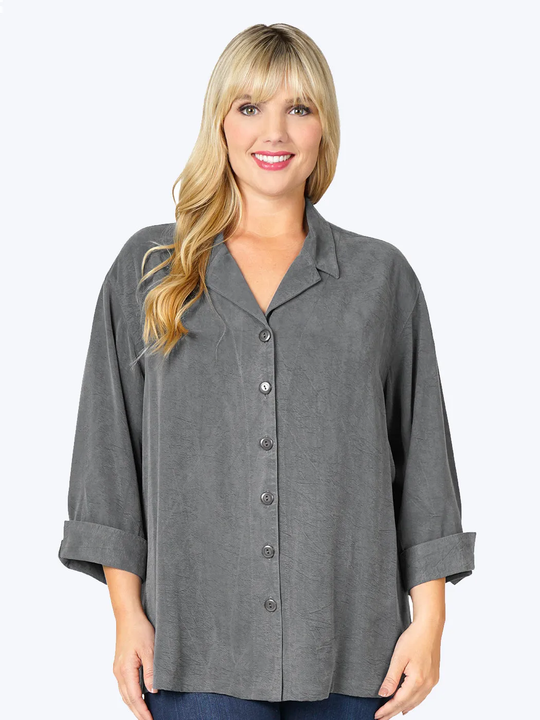 Tianello TENCEL™ Plus Sized  "Aida" Blouse