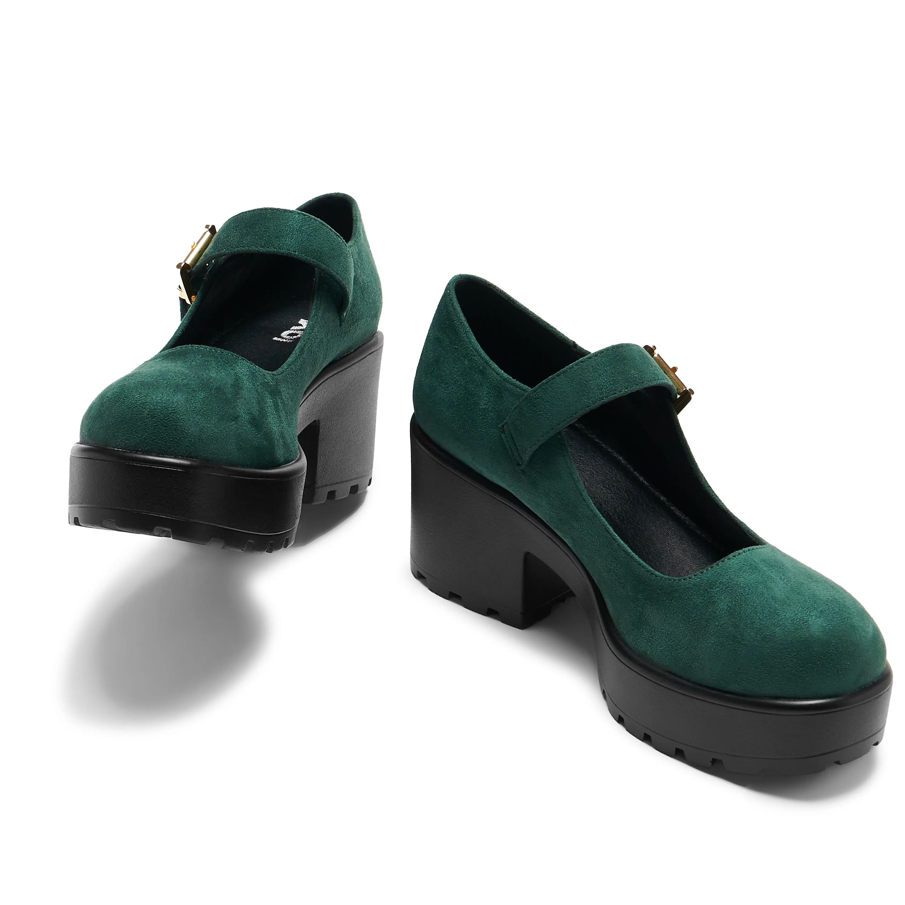 Tira Suede Mary Janes ‘ Evergreen Edition’