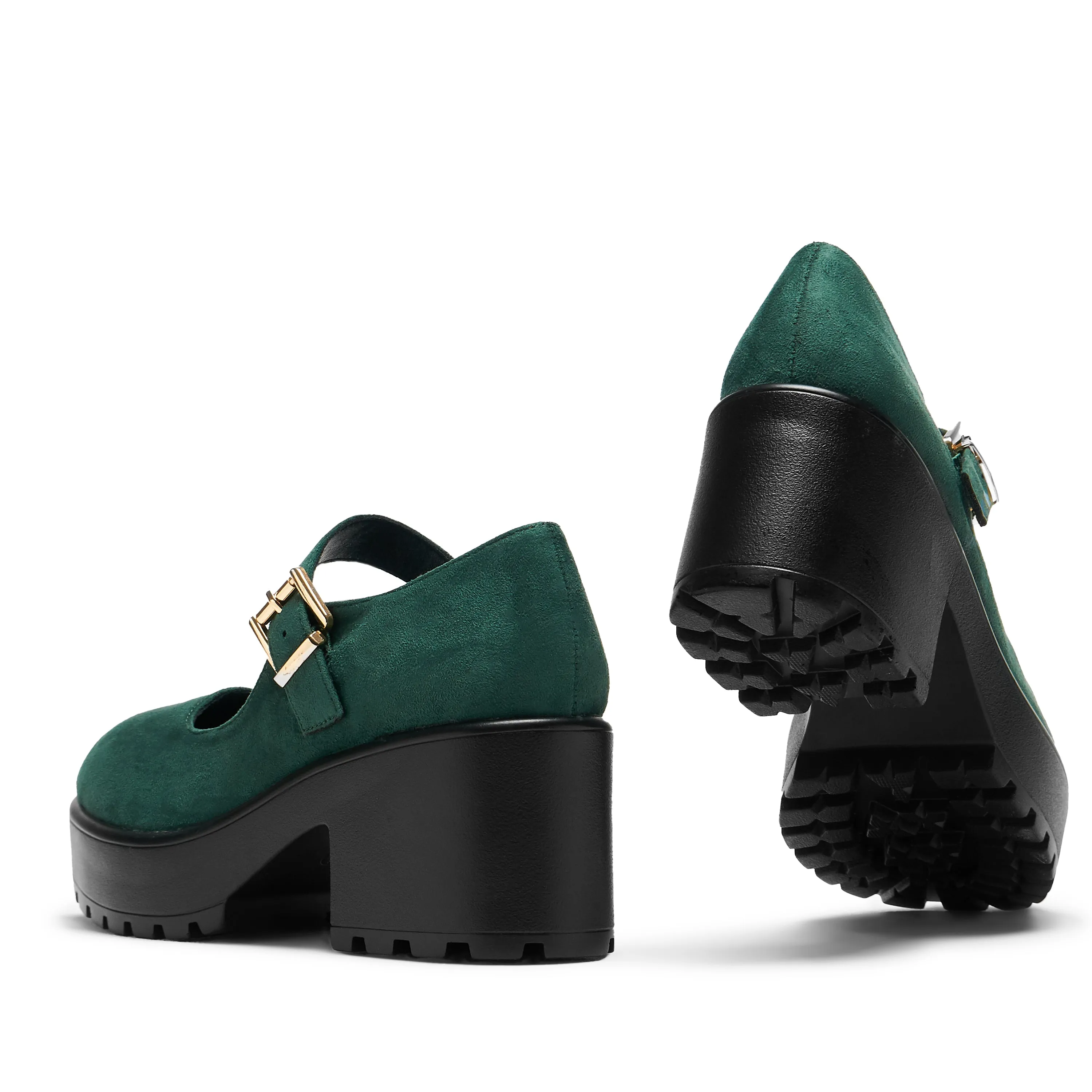 Tira Suede Mary Janes ‘ Evergreen Edition’