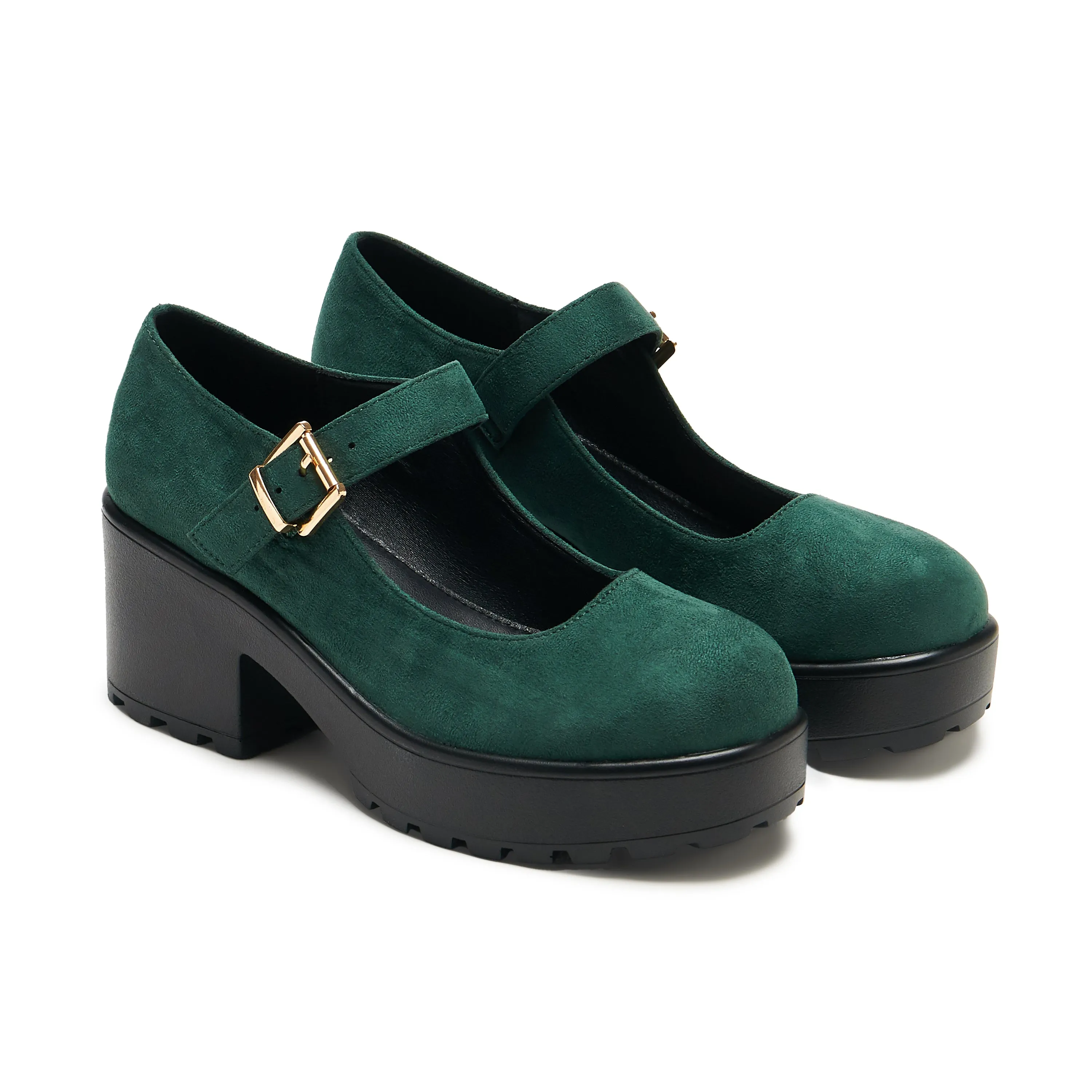 Tira Suede Mary Janes ‘ Evergreen Edition’