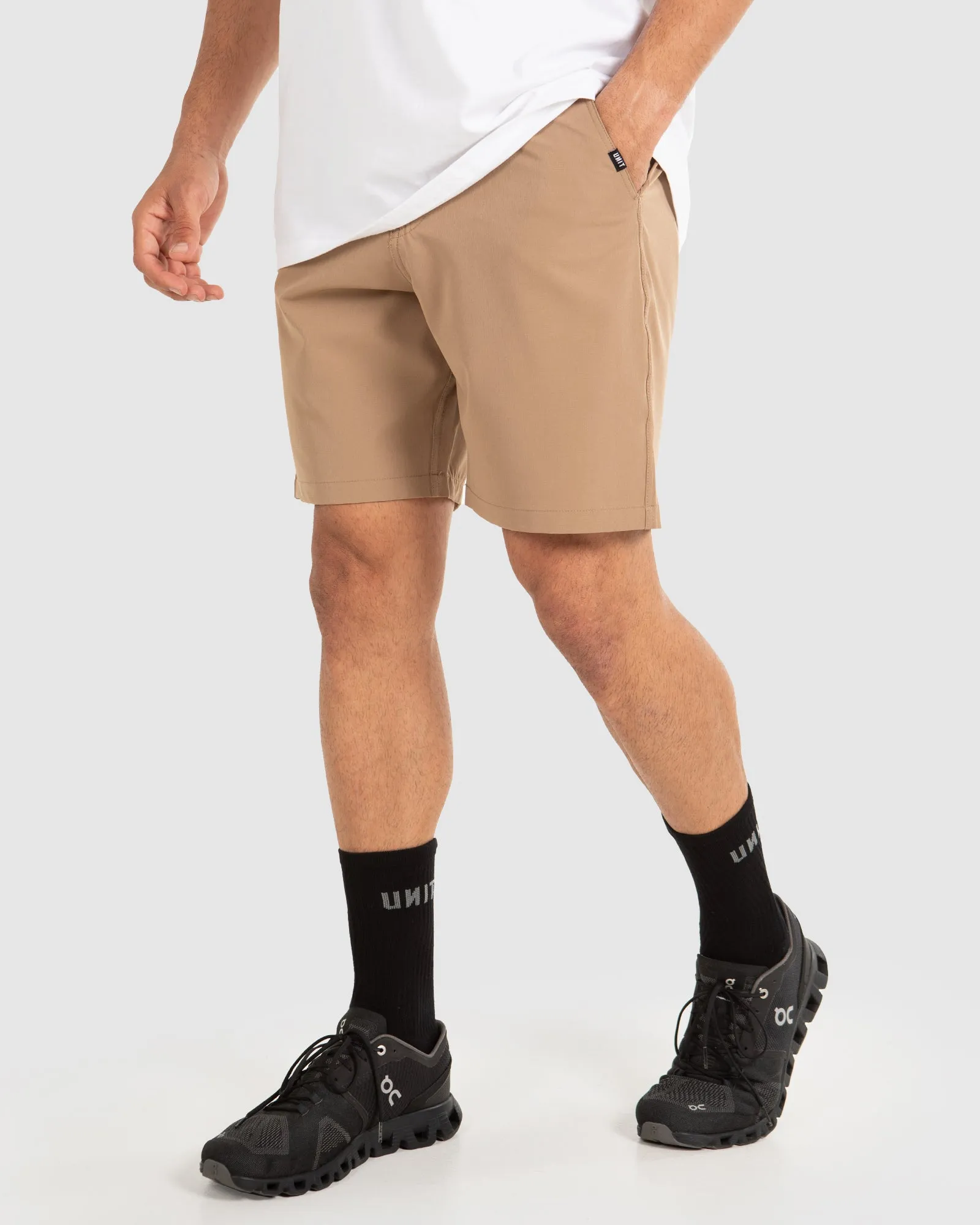 UNIT Mens Flexlite Lightweight Stretch 19" Shorts