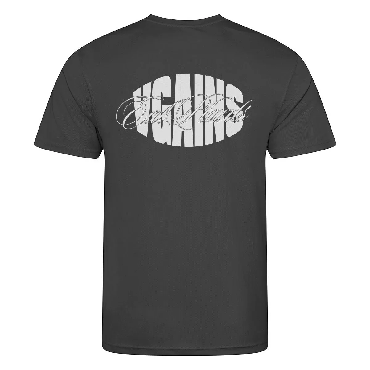 VGAINS Recycled Cool Training Tee Mens - Charcoal