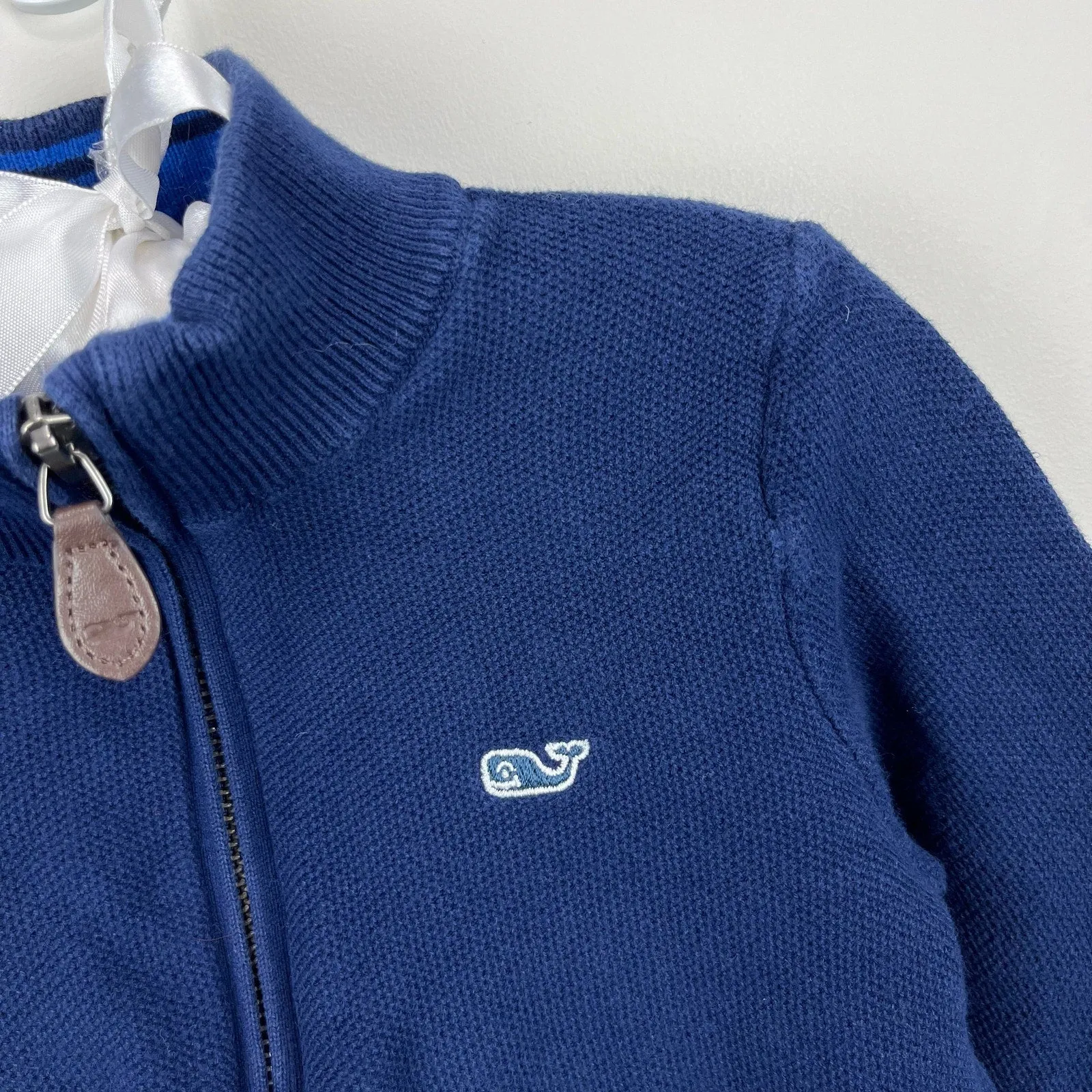 Vineyard Vines Quarter Zip Sweater Blue 4T