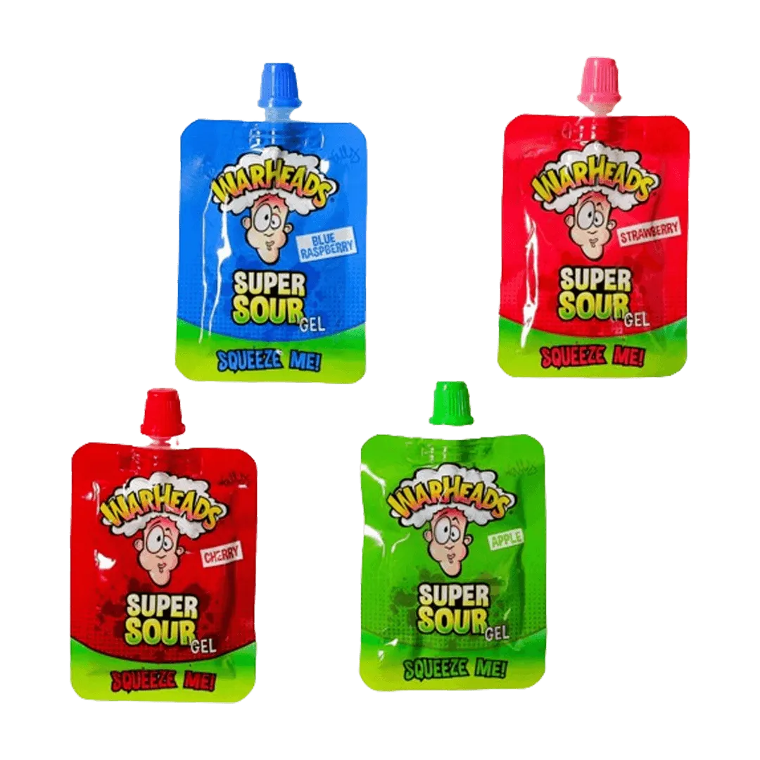 Warheads Super Sour Squeeze Me Gel (1 unid. Sortido)