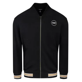 WEF Mens Contrast Rib Sweat Jacket