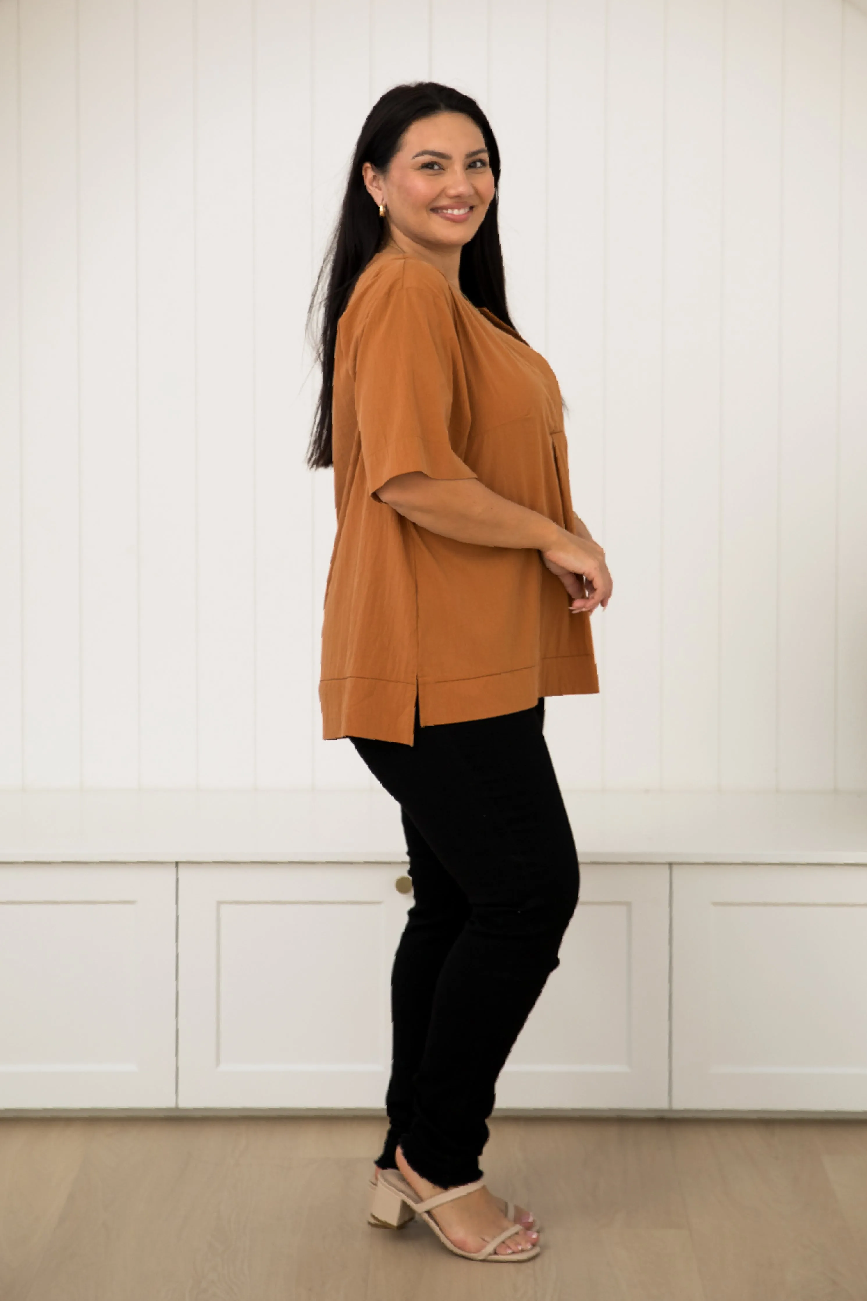 Zella Top in Butterscotch